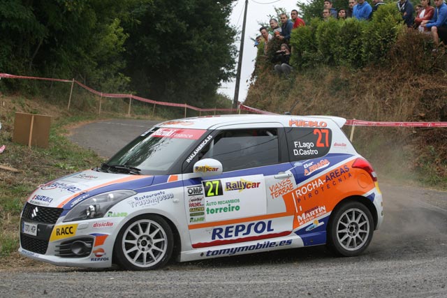 Victoria de Fran Lago en la Copa Suzuki Swift en el 44 Rallye de Ferrol