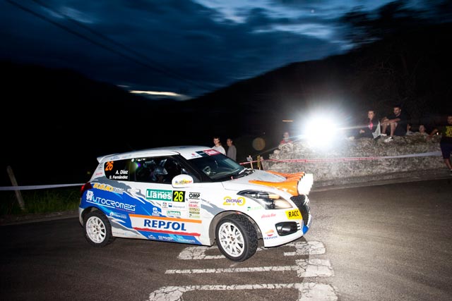 Adrián Díaz es el vencedor de la Copa Suzuki en el 37 Rallye de Llanes