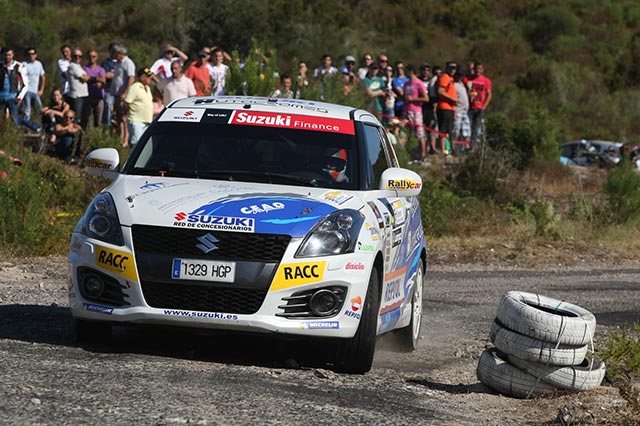 Adrián Díaz gana la Copa Suzuki Swift en el Rali Vidriero