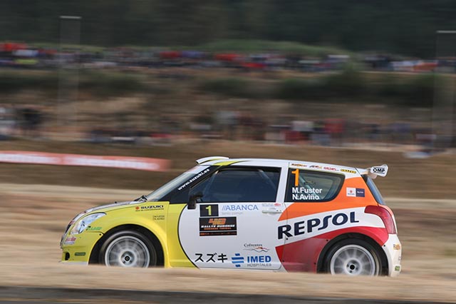 Miguel Fuster en el Rallye de Madrid con Suzuki-Repsol