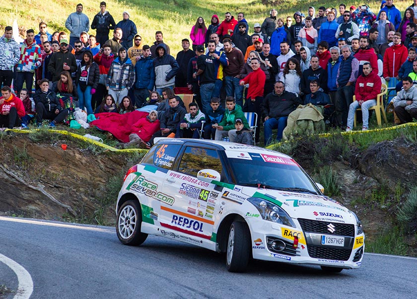 Efrén Llarena gana la Copa Suzuki Swift en el 34 Rallye Sierra Morena