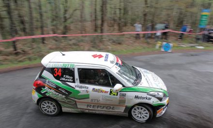 Fernando Rico ganador de la Copa Suzuki Swift en el Rallye de Ferrol