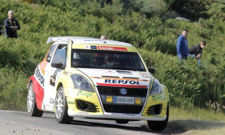 El equipo Suzuki-Repsol con todos sus pilotos en el Rallye La Nucía