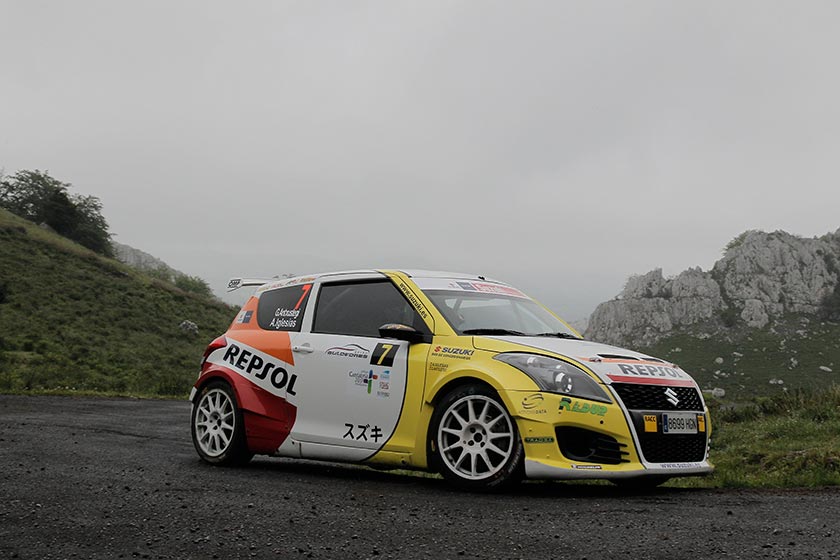 El equipo Suzuki-Repsol en el 40 Rallye de Llanes