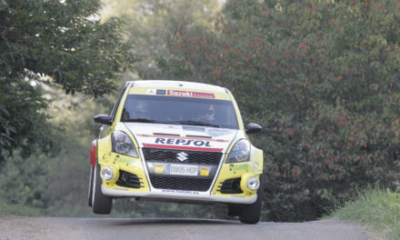 Adrián Díaz y Gorka Antxustegi en el 38 Rallye San Froilán