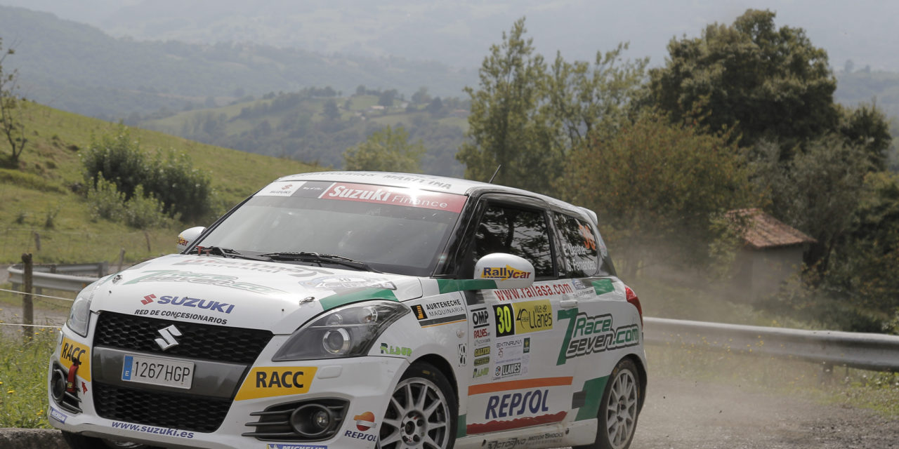 Efrén Llarena, gana la Copa Suzuki Swift en el 40 Rallye de Llanes