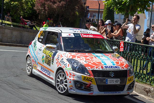 David Cortés se lleva la Copa Suzuki Swift en el 50 Rallye de Ourense