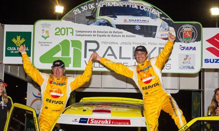 Joan Vinyes y Jordi Mercader, segundos en el 41 Rallye de Llanes