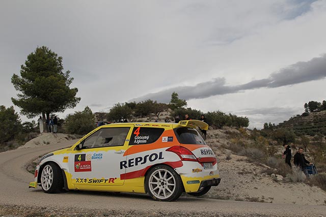Podium para Gorka Antxustegi en el 23 Rallye La Nucía