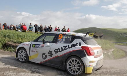 Podium para Joan Vinyes y Jordi Mercader en su debut con el nuevo Swift Sport R+