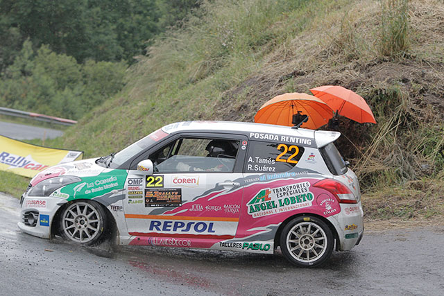 Alfredo Tamés domina la Copa Suzuki Swift en el 51 Rallye de Ourense