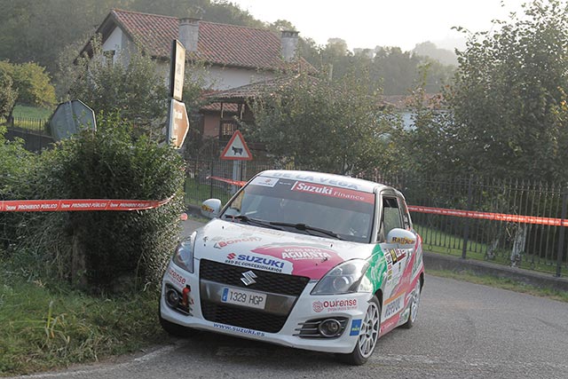 Dominio absoluto de Fredy Tamés en la Copa Suzuki Swift dentro del 42 Rallye de Llanes