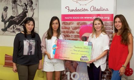 Suzuki Ibérica entrega el dinero recaudado en el Mercado Solidario a la Fundación Aladina