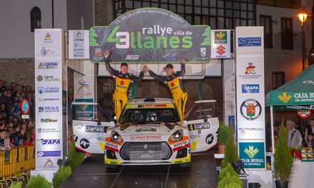Nuevo podium de Joan Vinyes y Jordi Mercader en el 43 Rallye Villa de Llanes