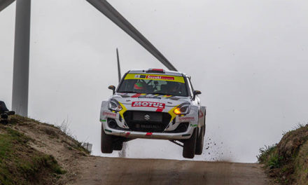Javier Pardo y Adrián Pérez en el top 10 del 33 Rallye Serras de Fafe