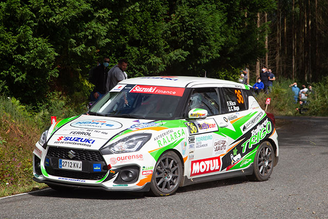 Victoria de Fernando Rico en la Copa Suzuki Swift dentro del 51 Rallye de Ferrol – Suzuki