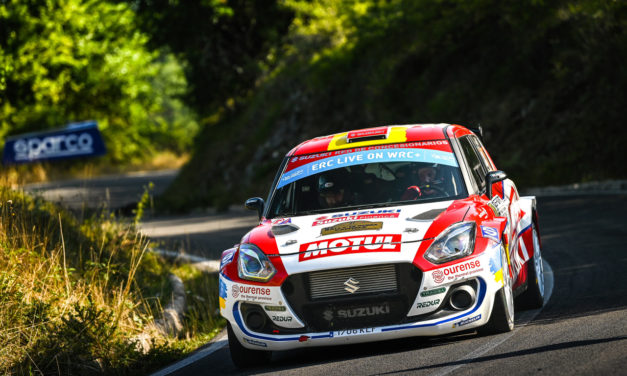 Victoria de Alberto Monarri y Alberto Chamorro en el Rally di Roma Capitale dentro del ERC Open