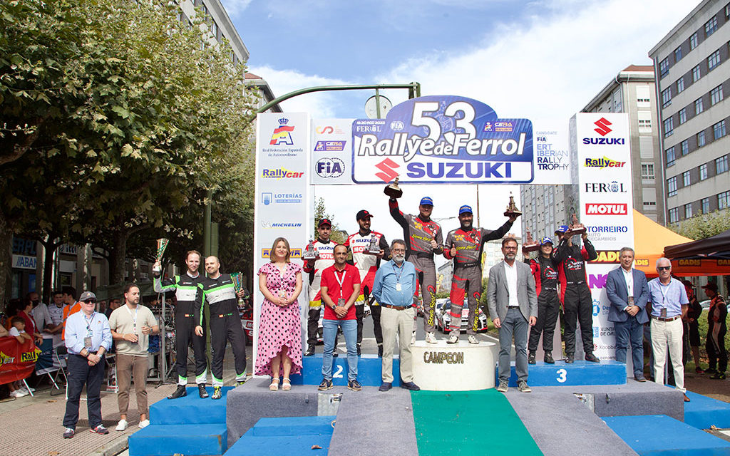 Segundo puesto para Javier Pardo y Adrián Pérez en el 53 Rallye de Ferrol