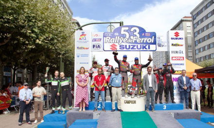 Segundo puesto para Javier Pardo y Adrián Pérez en el 53 Rallye de Ferrol